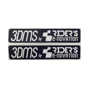 Stickers x2 Rider's E-Novation 3DMS